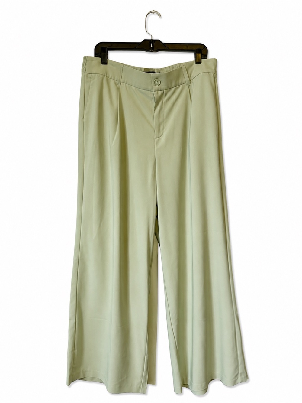 Studio by Torrid Pastel Green Wide-Leg Trousers Size 14 Office Wear Business Lux